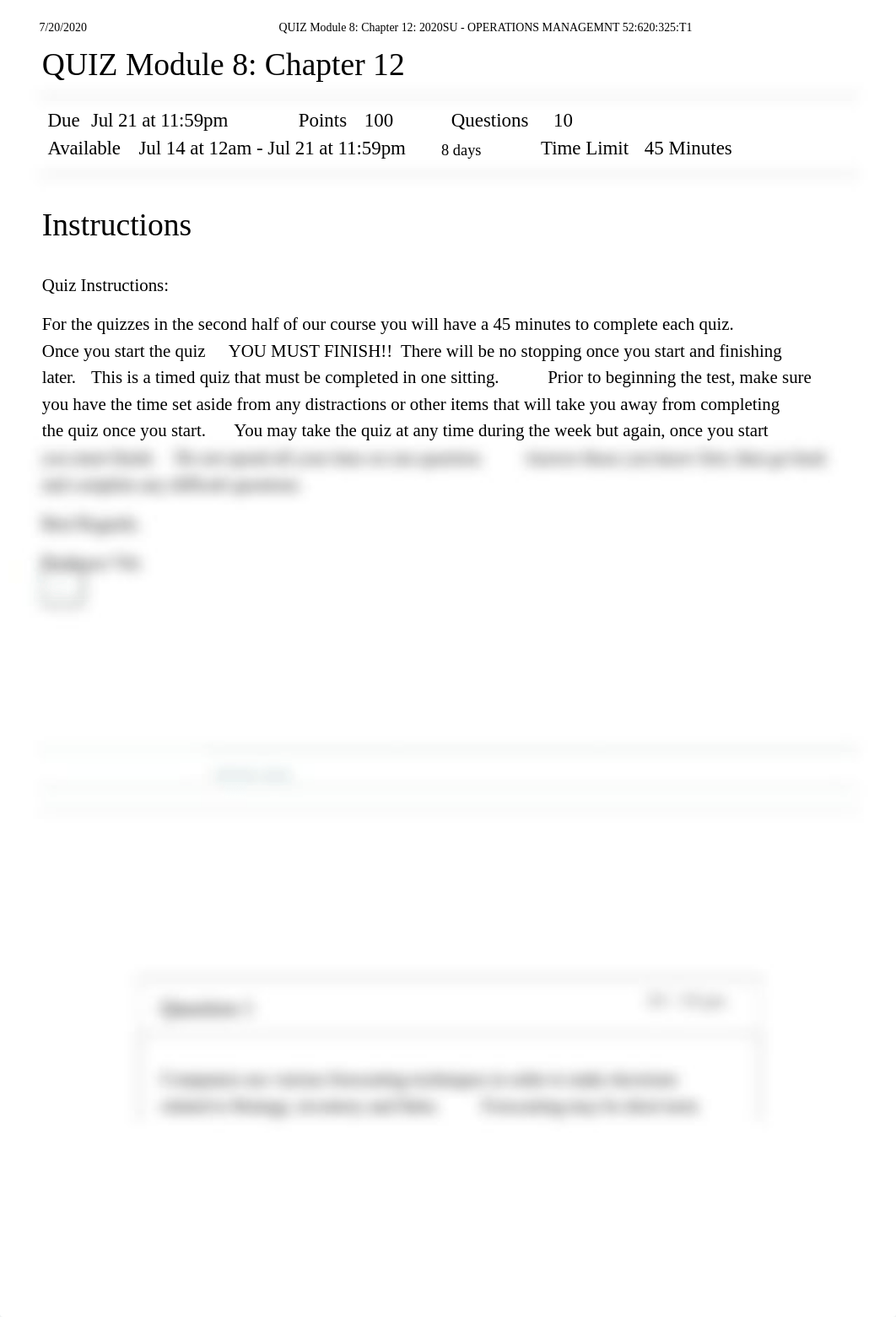 QUIZ Module 8_ Chapter 12_ 2020SU - OPERATIONS MANAGEMNT 52_620_325_T1.pdf_dq1nsuoyp60_page1