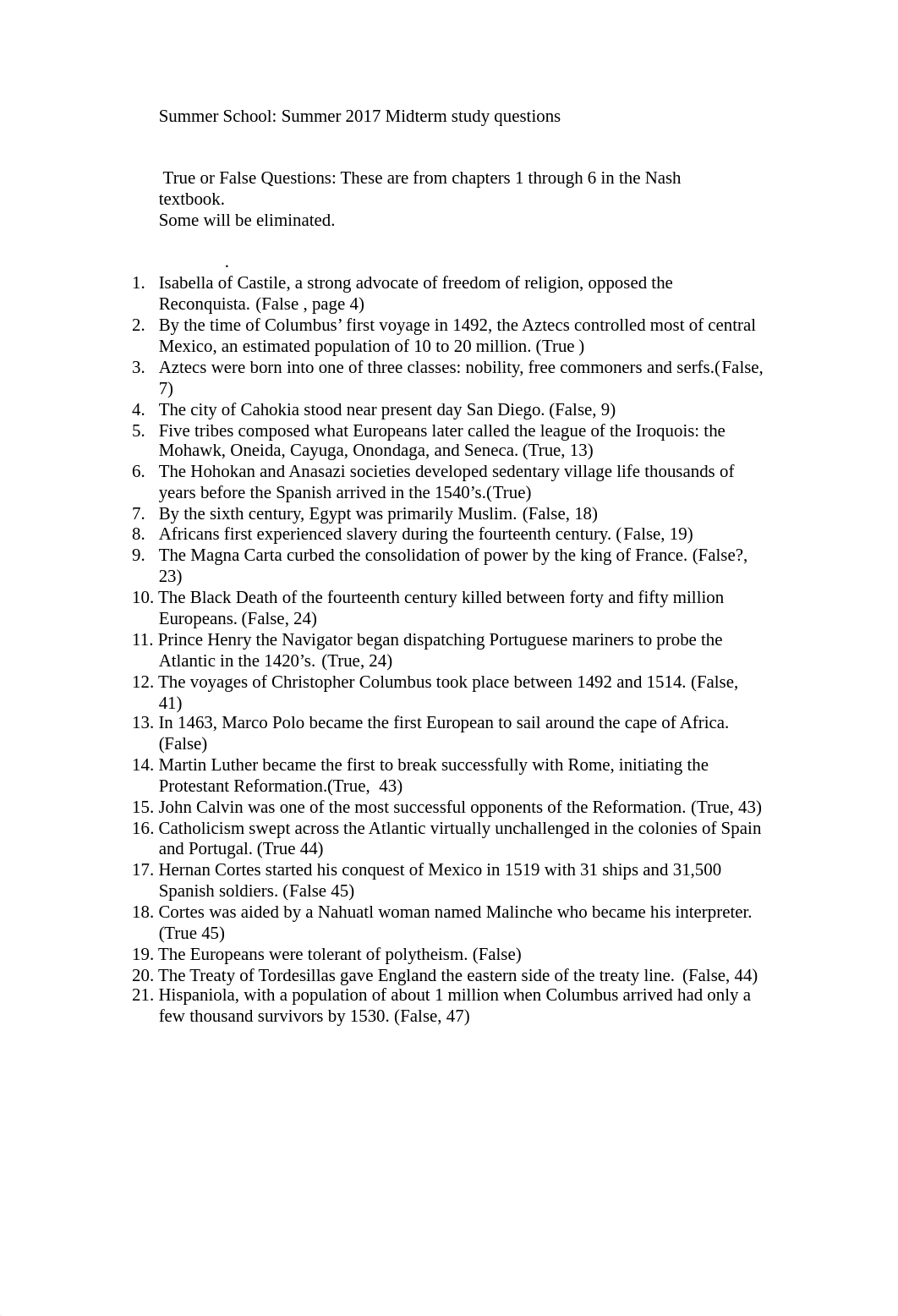 Summer 2017  History 120 midterm study questions (1).pdf_dq1ogralhhn_page1