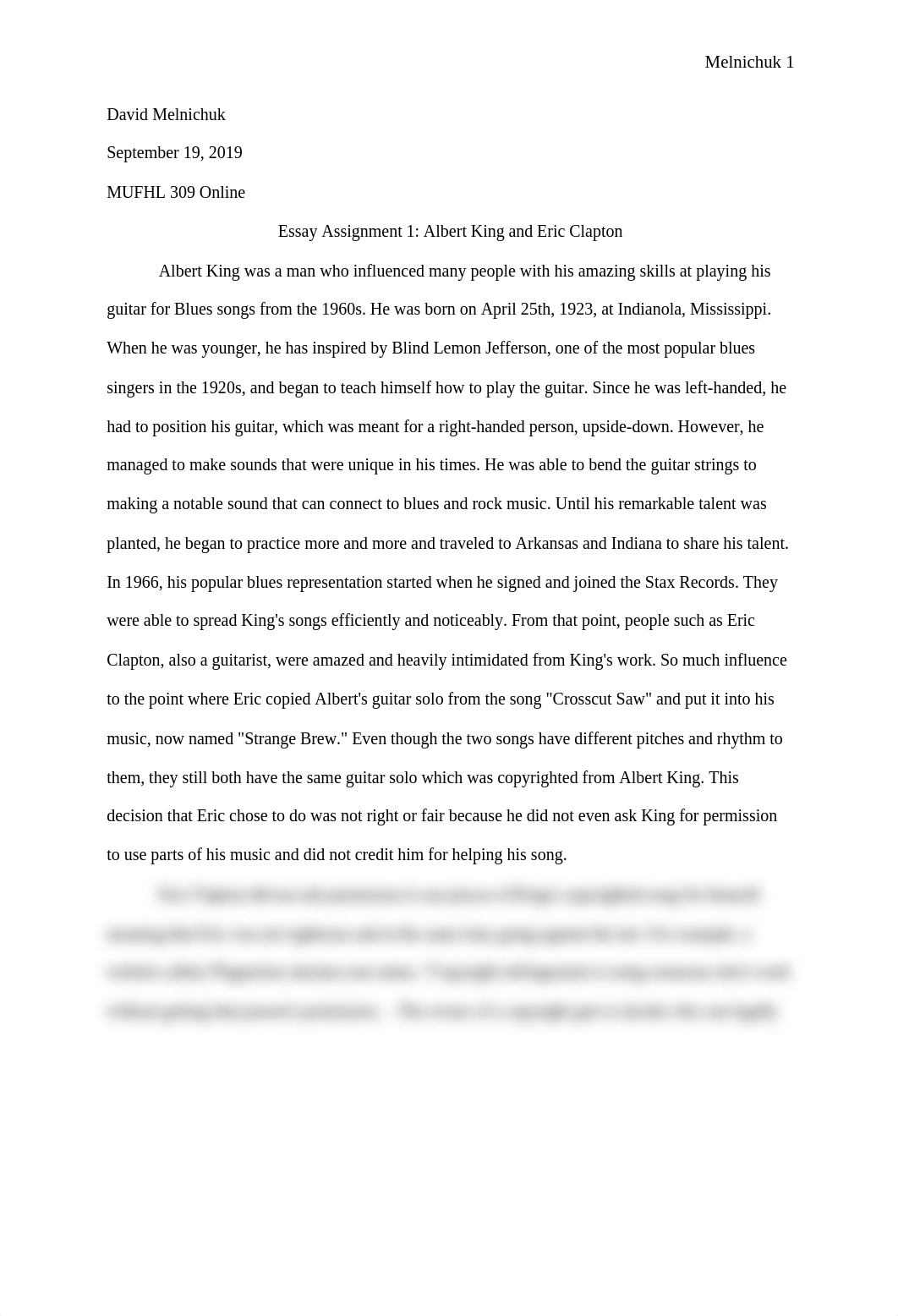 Essay Assignment 1: Albert King and Eric Clapton-David Melnichuk_dq24rqgkxup_page1