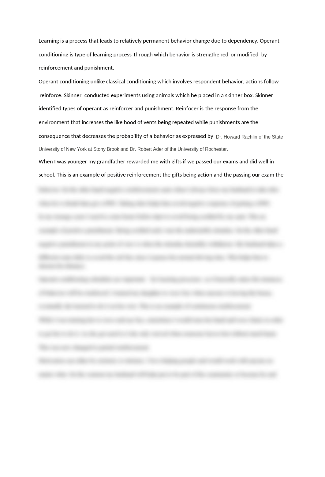 Learning is a process that leads to relatively permanent behavior change due to dependency.docx_dq2etit85xb_page1