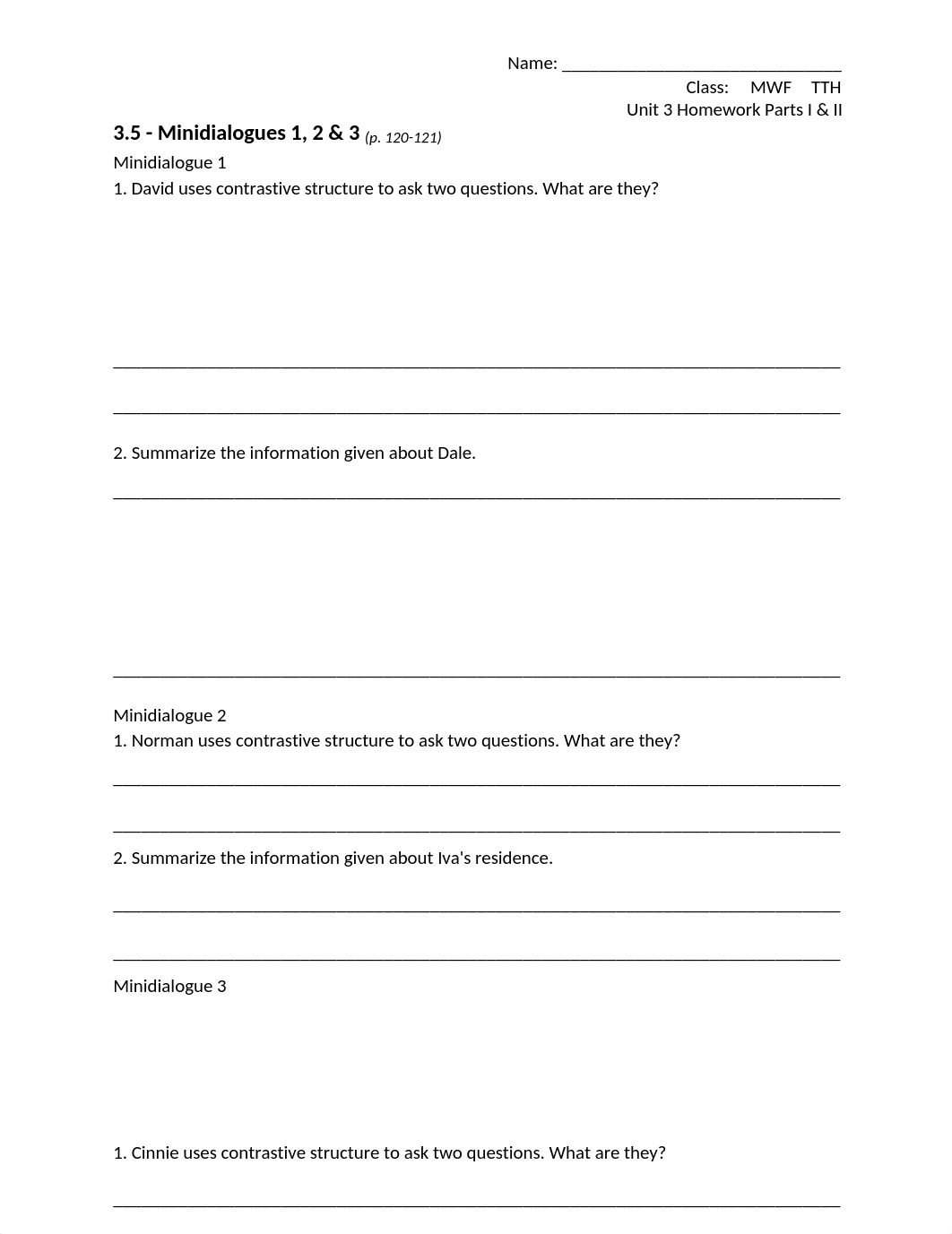 ASL 121 Homework Unit 3 Parts I & II.docx_dq2yynazm0m_page1