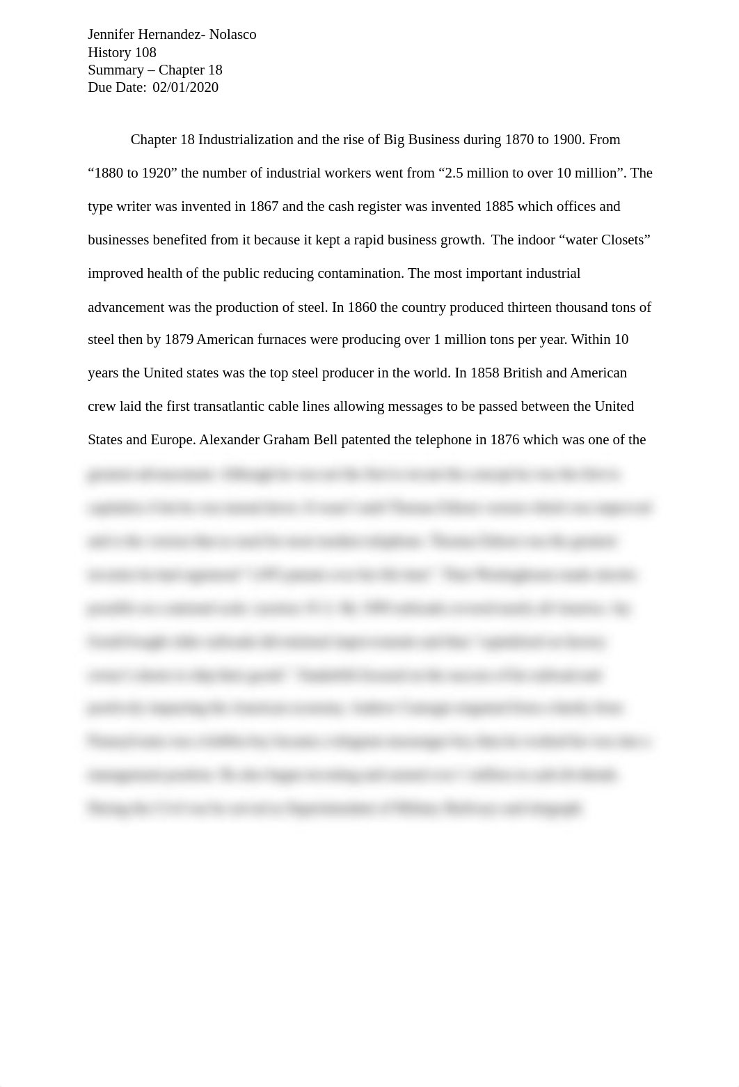 Chapter 18 Industrialization and the rise of Big Business during 1870 to 1900.docx_dq2zrhdu3bt_page1