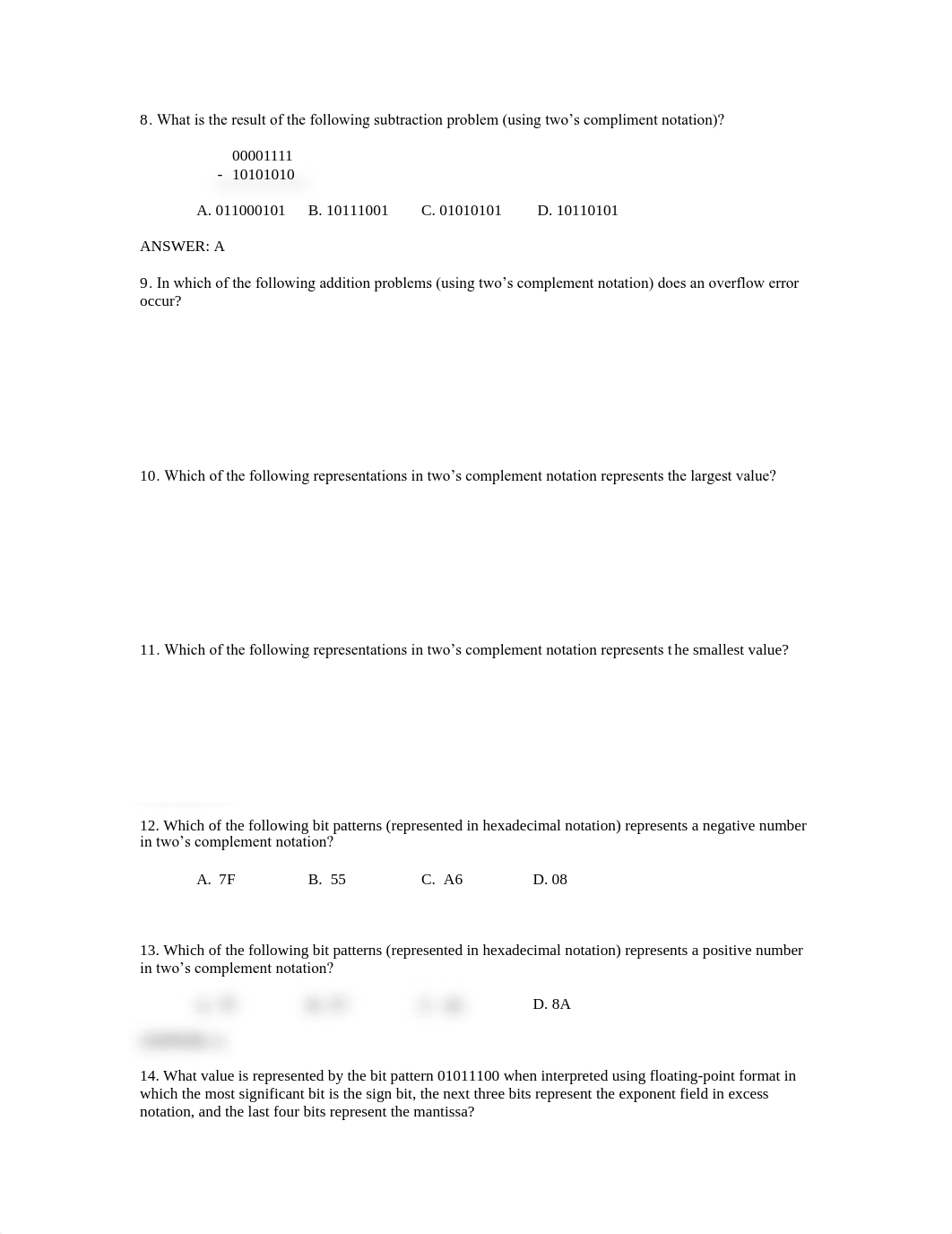 Test bank for Computer Science An Overview 12th Edition by Brookshear_dq3chxx97av_page2