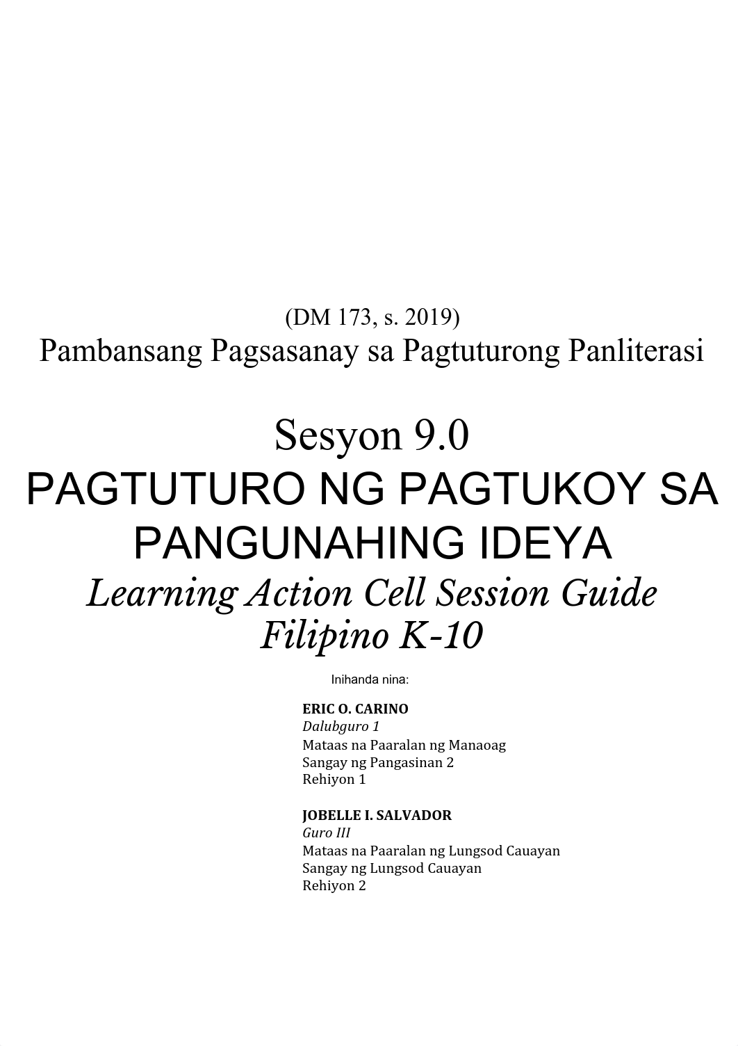 Sesyon 9 ONLINE Pagtukoy ng PAngunahing Ideya.docx.pdf_dq3frn43yc8_page1