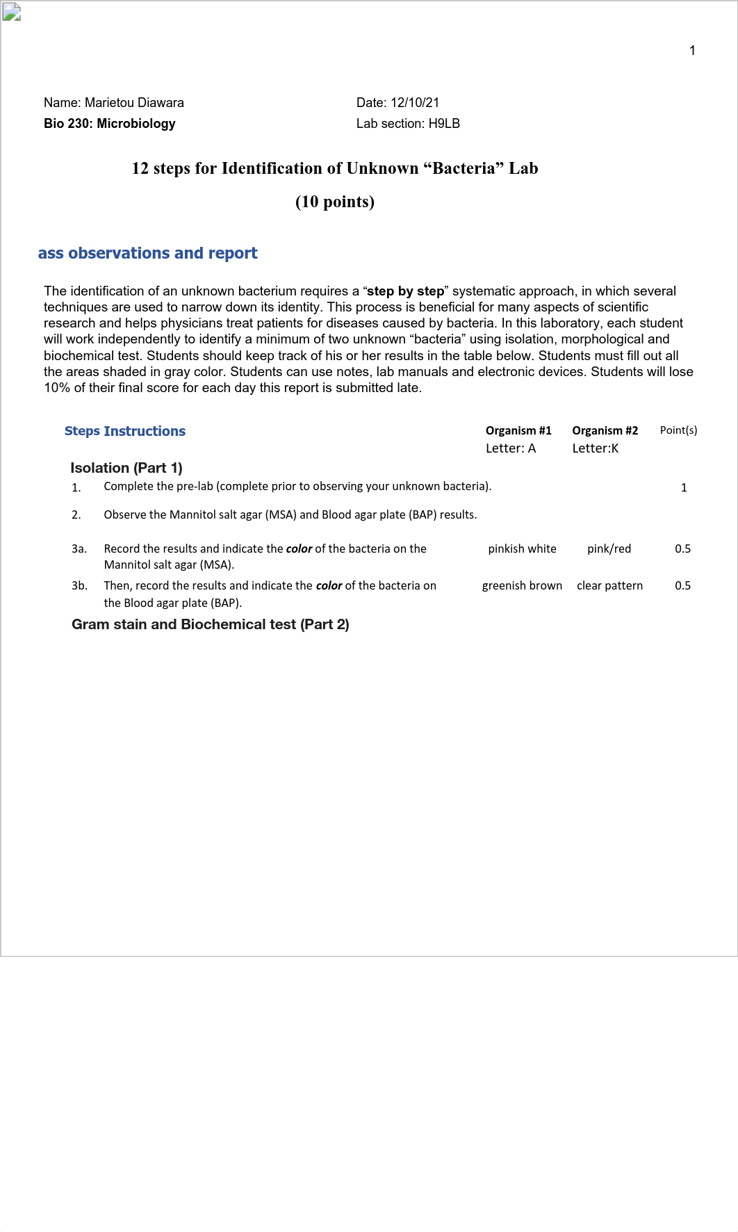 Identification of  Unknown Post lab .pdf_dq3jvfv8dg5_page1