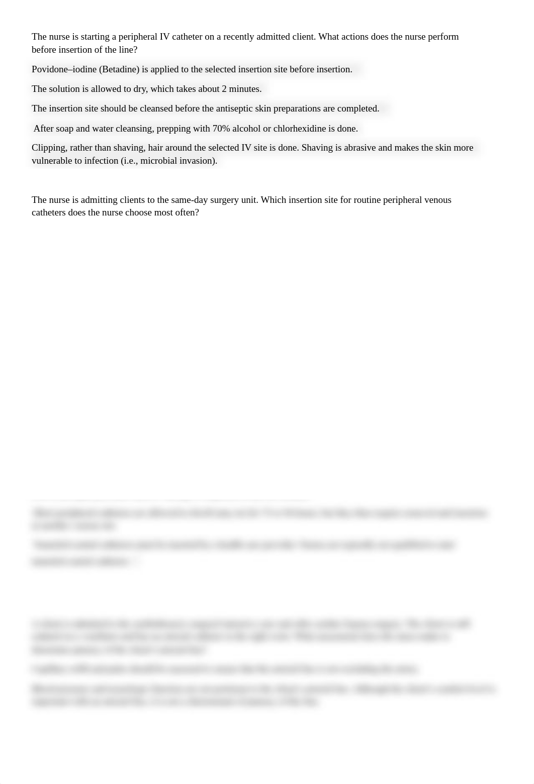 The nurse is starting a peripheral IV catheter on a recently admitted client.docx_dq3jwlp5kid_page1