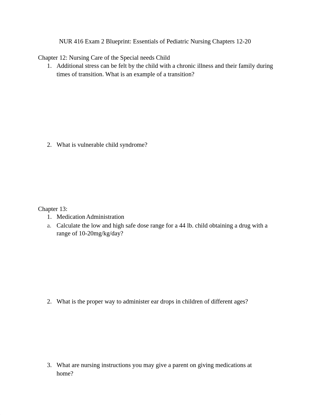 PEDS Exam 2 Blueprint Fall 2018.docx_dq3ofmwcfrz_page1