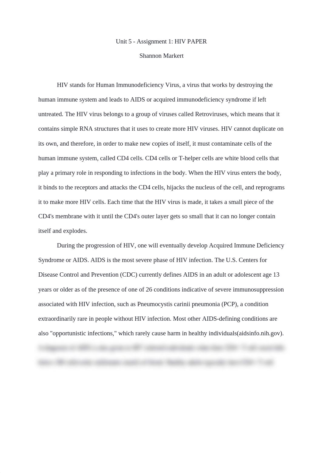 Unit 5 - Assignment 1: HIV PAPER_dq3uk2y15kl_page1