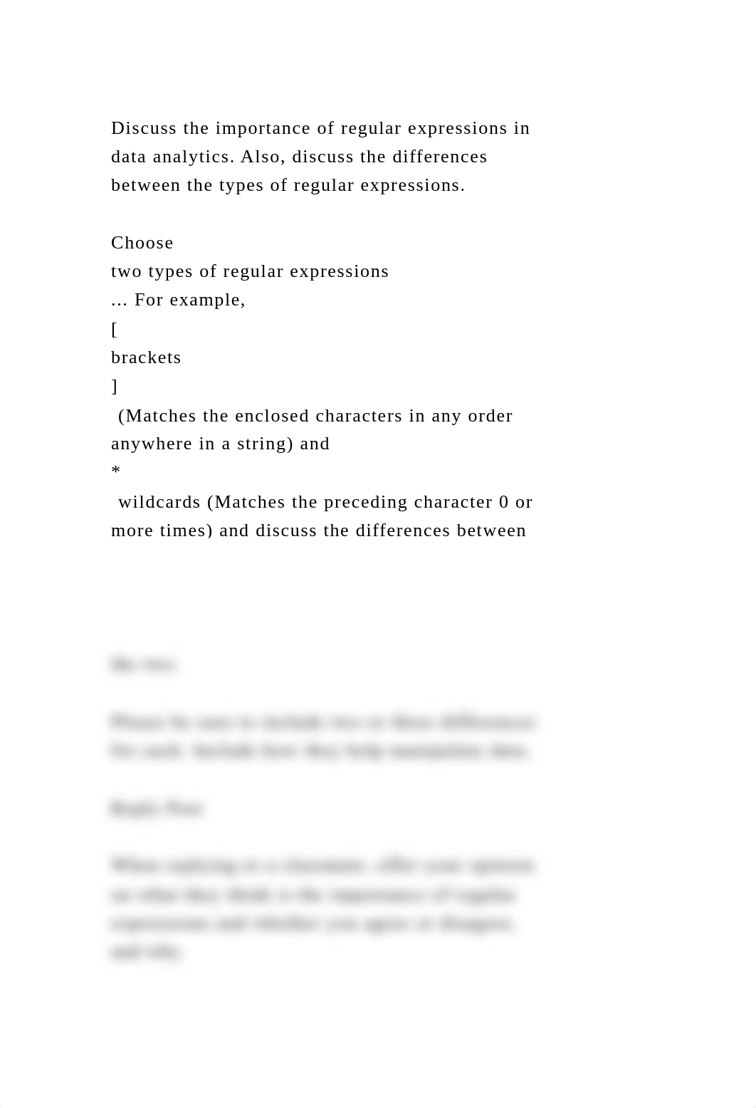 Discuss the importance of regular expressions in data analytics. Als.docx_dq3w30s3hk5_page2