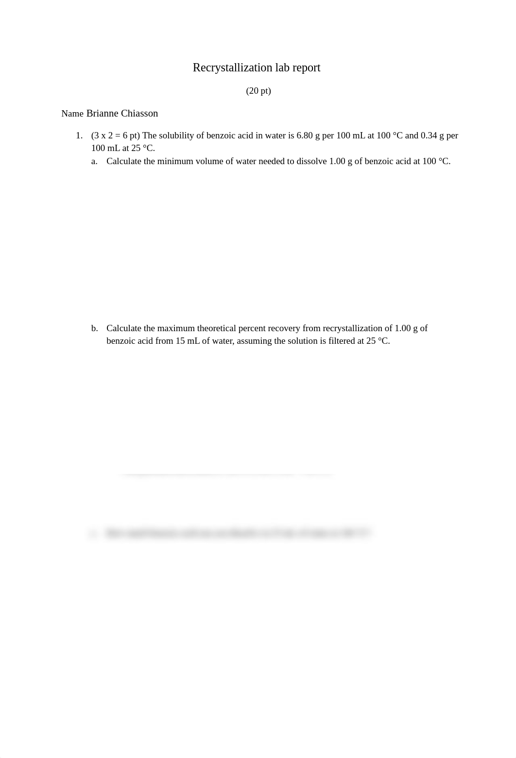 Recrystallization-Post lab Questions.docx_dq43jzzryuv_page1