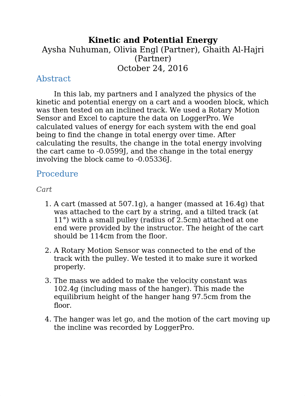 Kinetic and Potential Energy (Post Lab #6)_dq4ptwiqwf8_page1