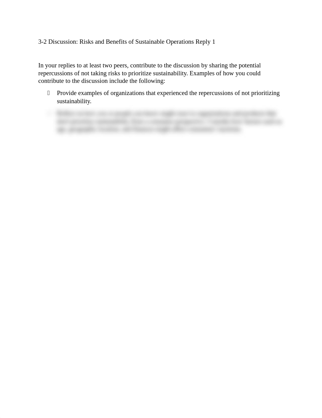 3-2 Discussion- Risks and Benefits of Sustainable Operations Reply 1.docx_dq51sf0on2m_page1