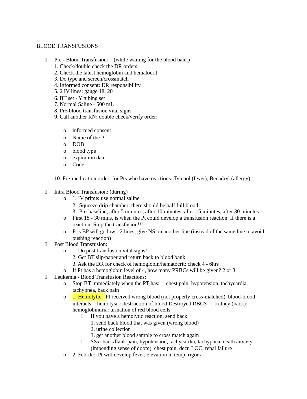 MEDSURG2 test 1 study guide -HIV:AIDS, SLE, RA, OA, blood transfusion.docx_dq563n94ict_page1