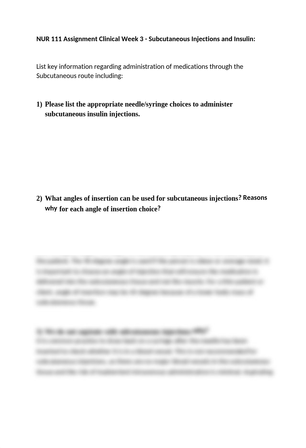 Subcutaneous Injections and Insulin Questions Clinical Week 3 (1).docx_dq5cu8yt8u1_page1