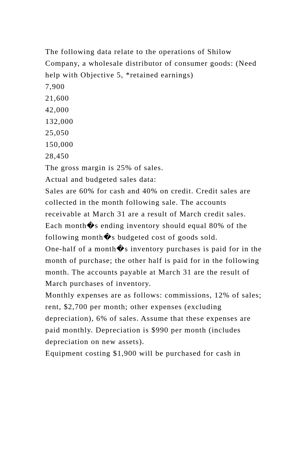 The following data relate to the operations of Shilow Company, a who.docx_dq5ekycoput_page2