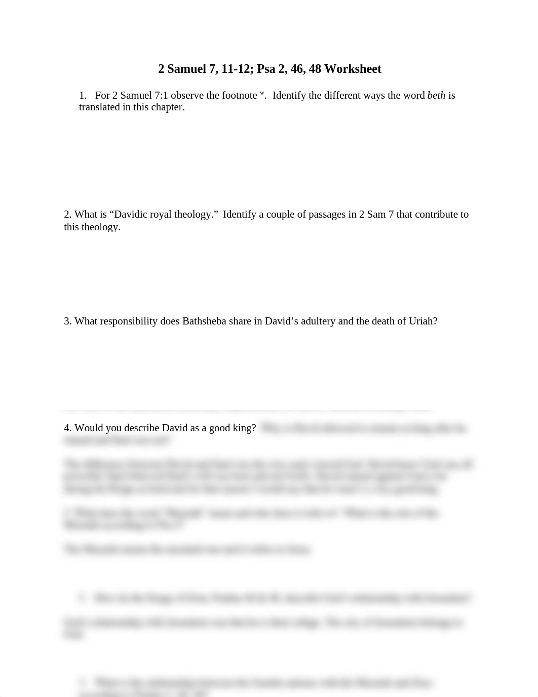 Worksheet on 2 Sam 7, 11-12; Psa 2, 46, 48 (1)_dq5hpcu25ed_page1