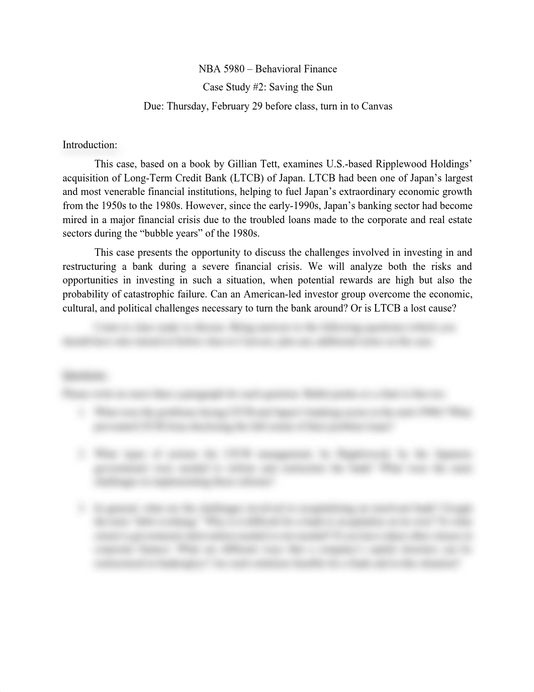 Case Study 2 - Saving the Sun - discussion questions.pdf_dq5kh8j2pqo_page1