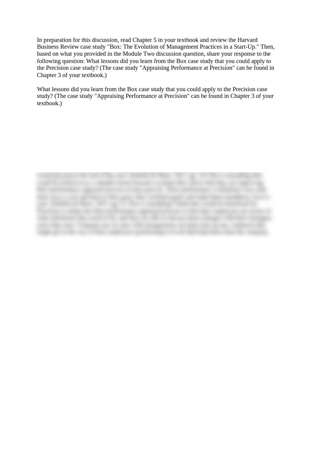 3-1 Discussion- Precision Performance and Box Case Studies .docx_dq5omp92k63_page1