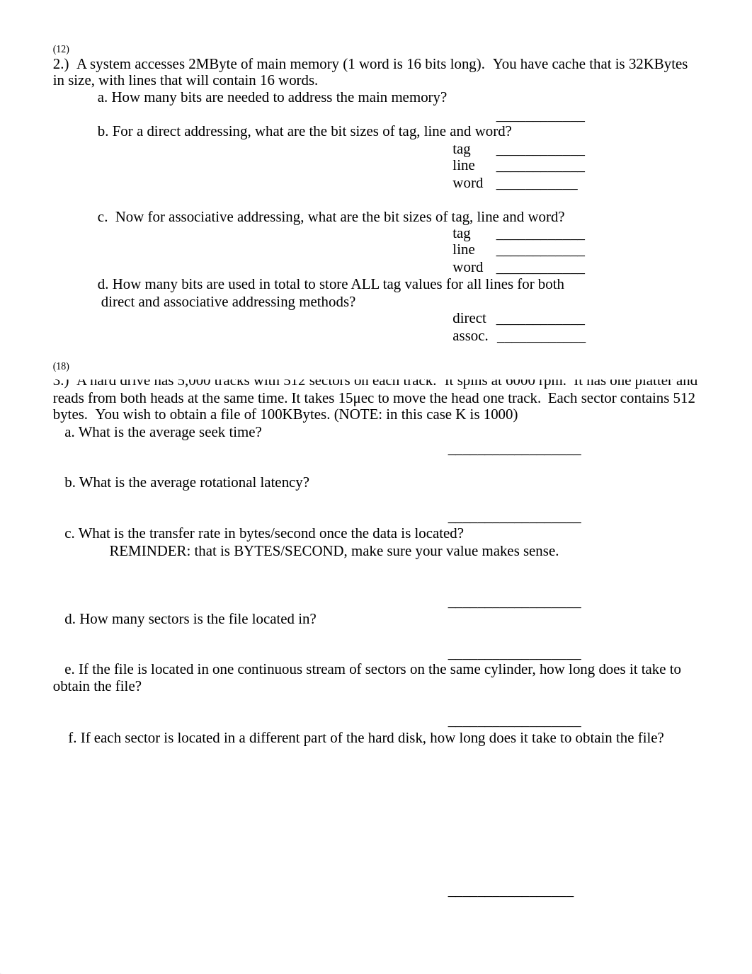 Final Exam Fall 2006 on Computer Organization and Architecture_dq5ozz071yl_page2