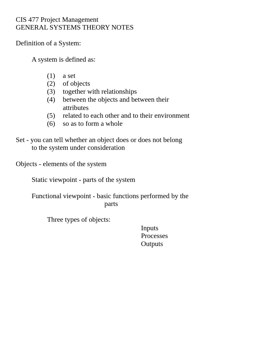 GENERAL SYSTEMS THEORY handout GST Lecture  CIS 477 Project Management.doc_dq69pw9roym_page1