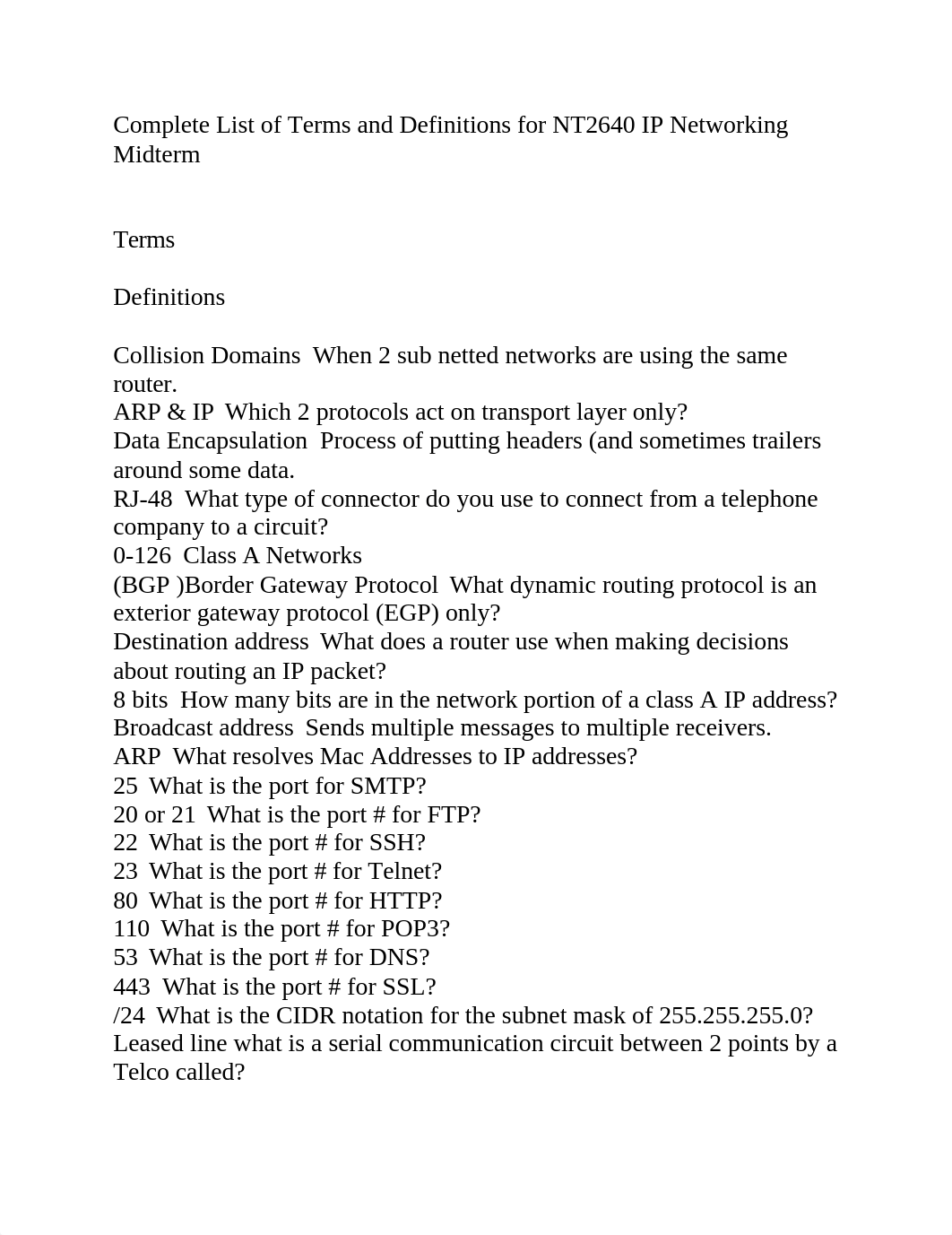 Complete List of Terms and Definitions for NT2640 IP Networking Midterm_dq6ghtuh6je_page1