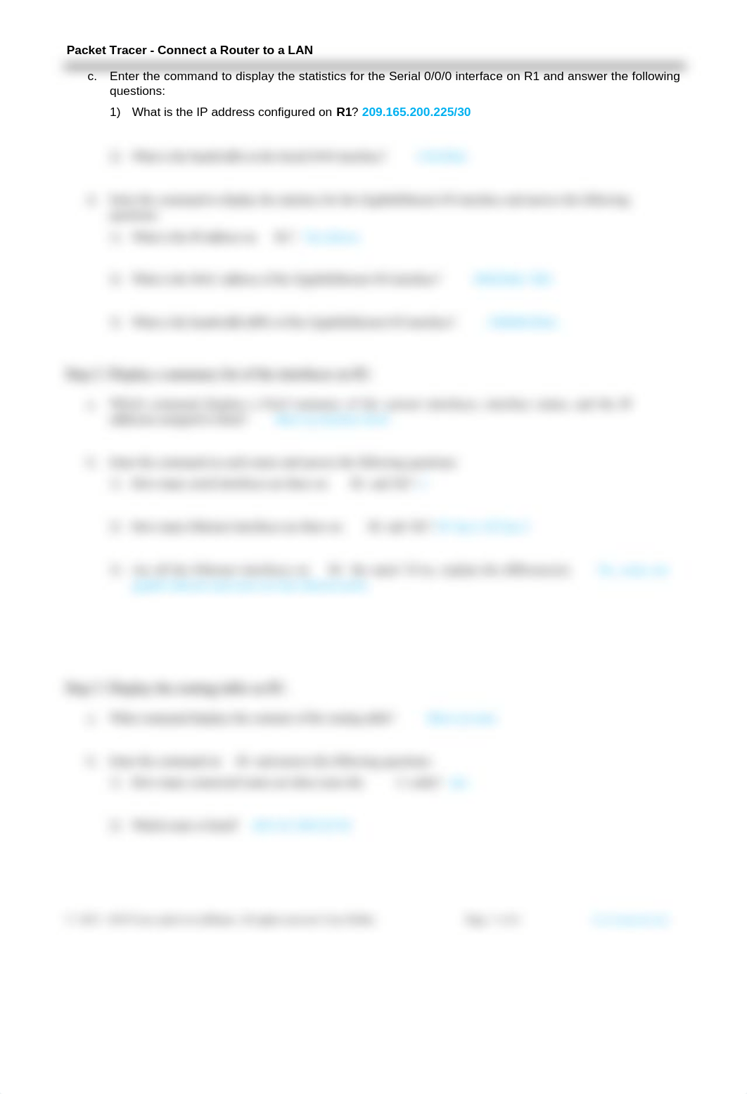 10.3.4 Packet Tracer - Connect a Router to a LAN.docx_dq6hn52r4m8_page2