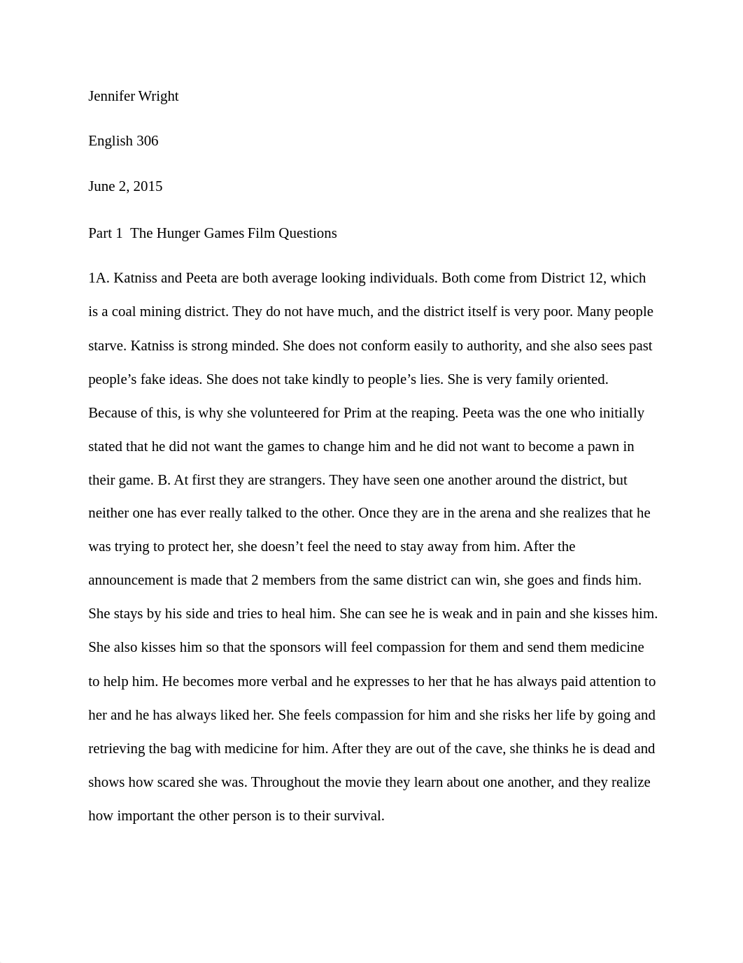 306 part 1 hunger games film questions.docx_dq72ot4iua6_page1