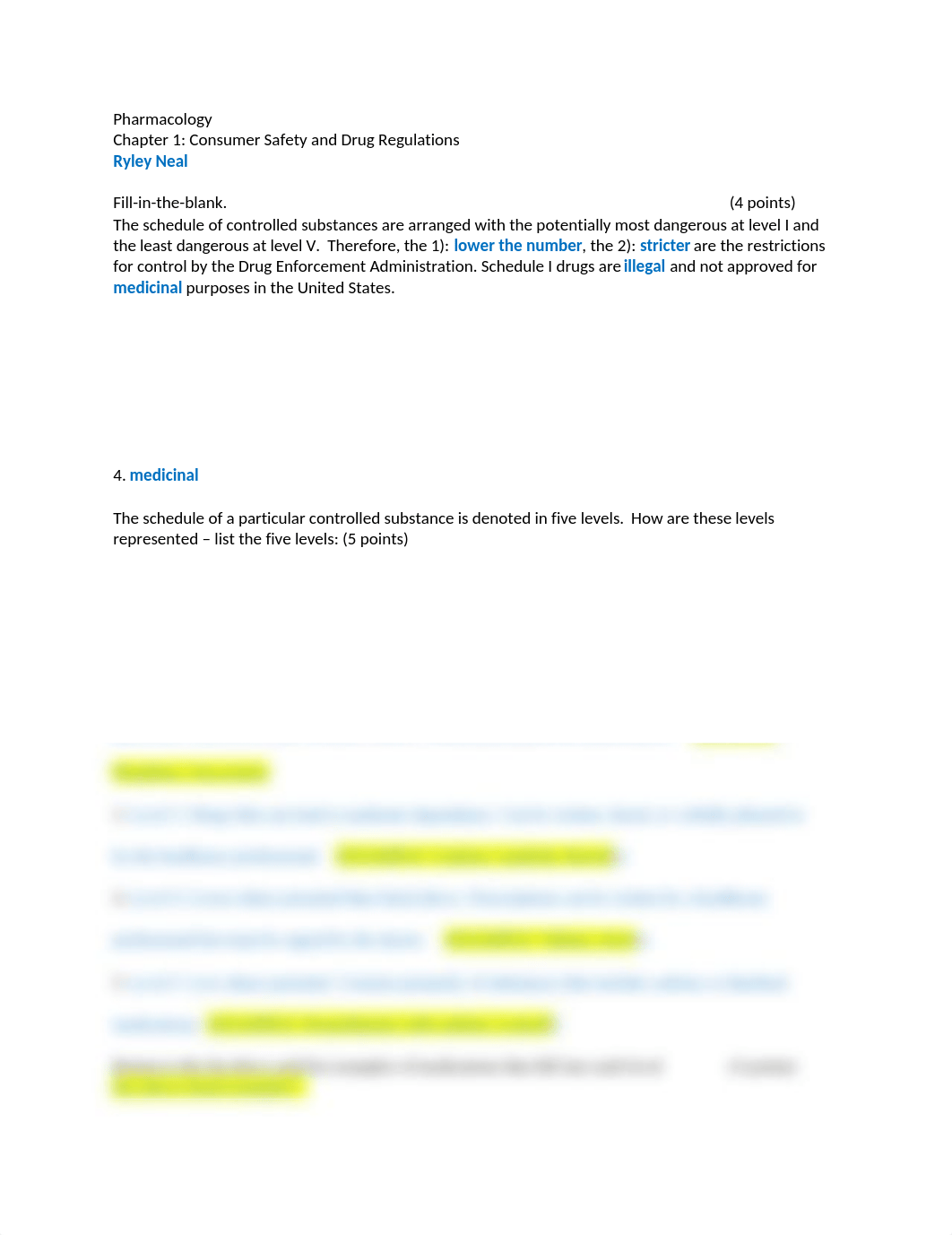 Pharmacology
Chapter 1: Consumer Safety and Drug Regulations
Ryley Nea_dq75wpryjs2_page1