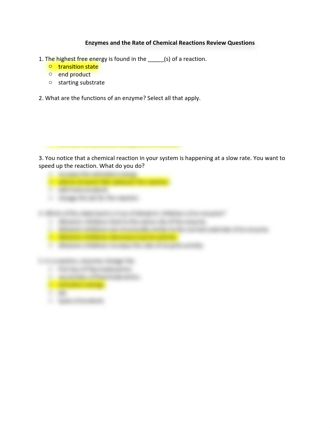 Enzymes and the Rate of Chemical Reactions Review Questions.pdf_dq79konzuxr_page1