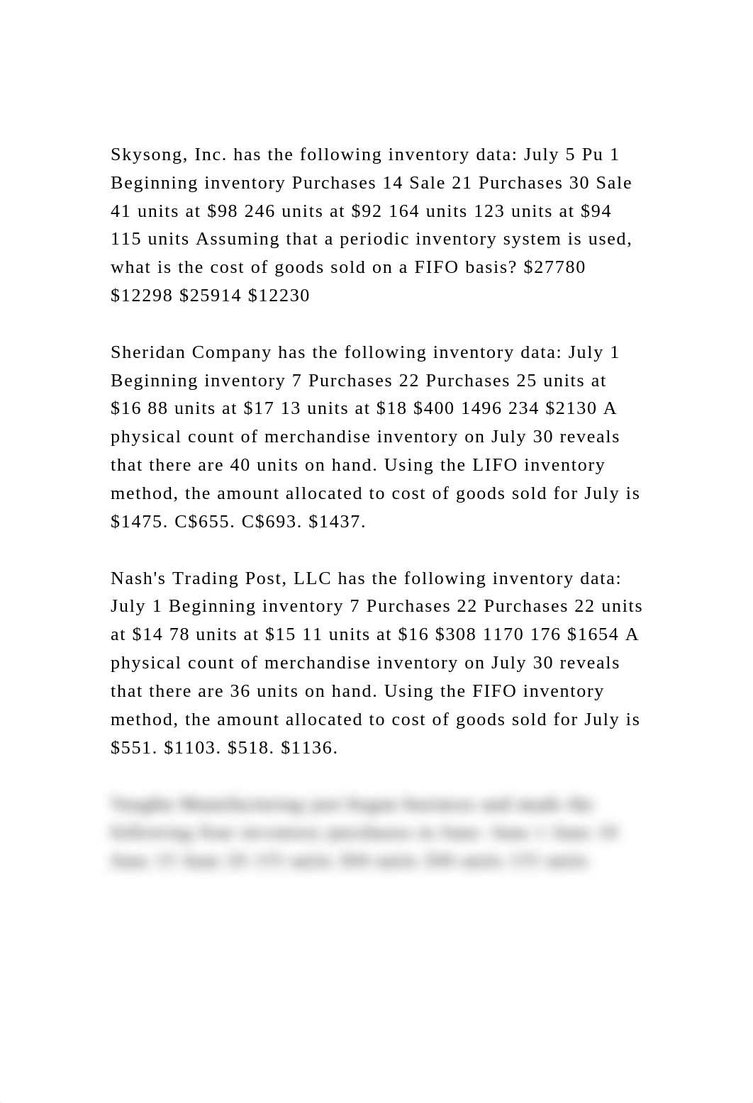 Skysong, Inc. has the following inventory data July 5 Pu 1 Beginn.docx_dq7ar6nwjy7_page2