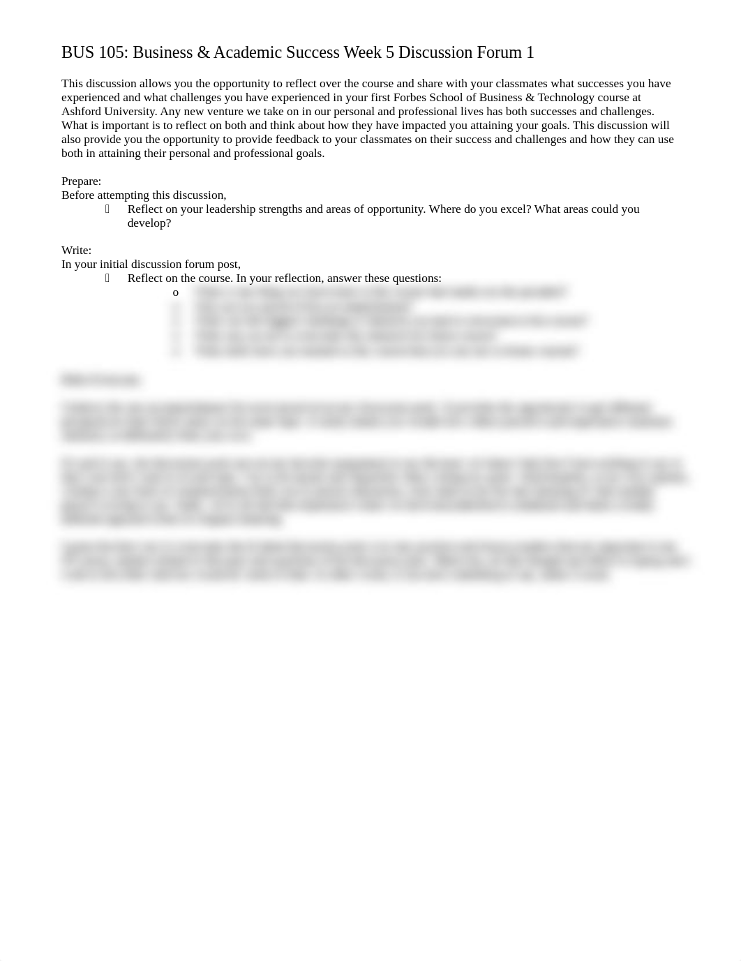 BUS 105 Business & Academic Success Week 5 Discussion Forum 2.docx_dq7c1mdgd4r_page1