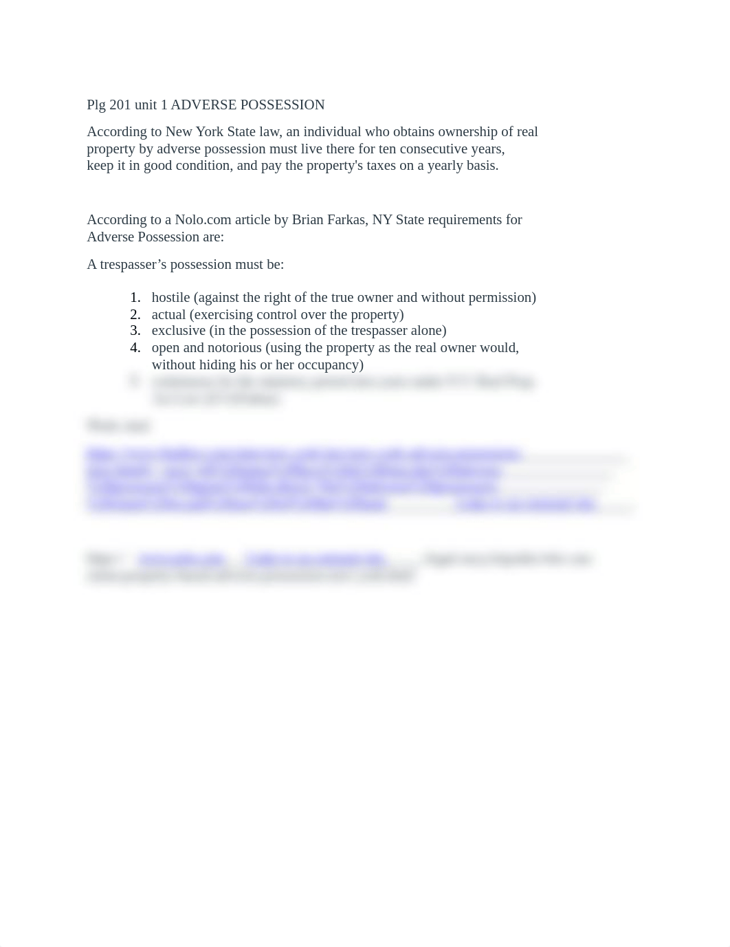 PLG 201  UNIT 1 ADVERSE POSSESSION.docx_dq7evu209ui_page1