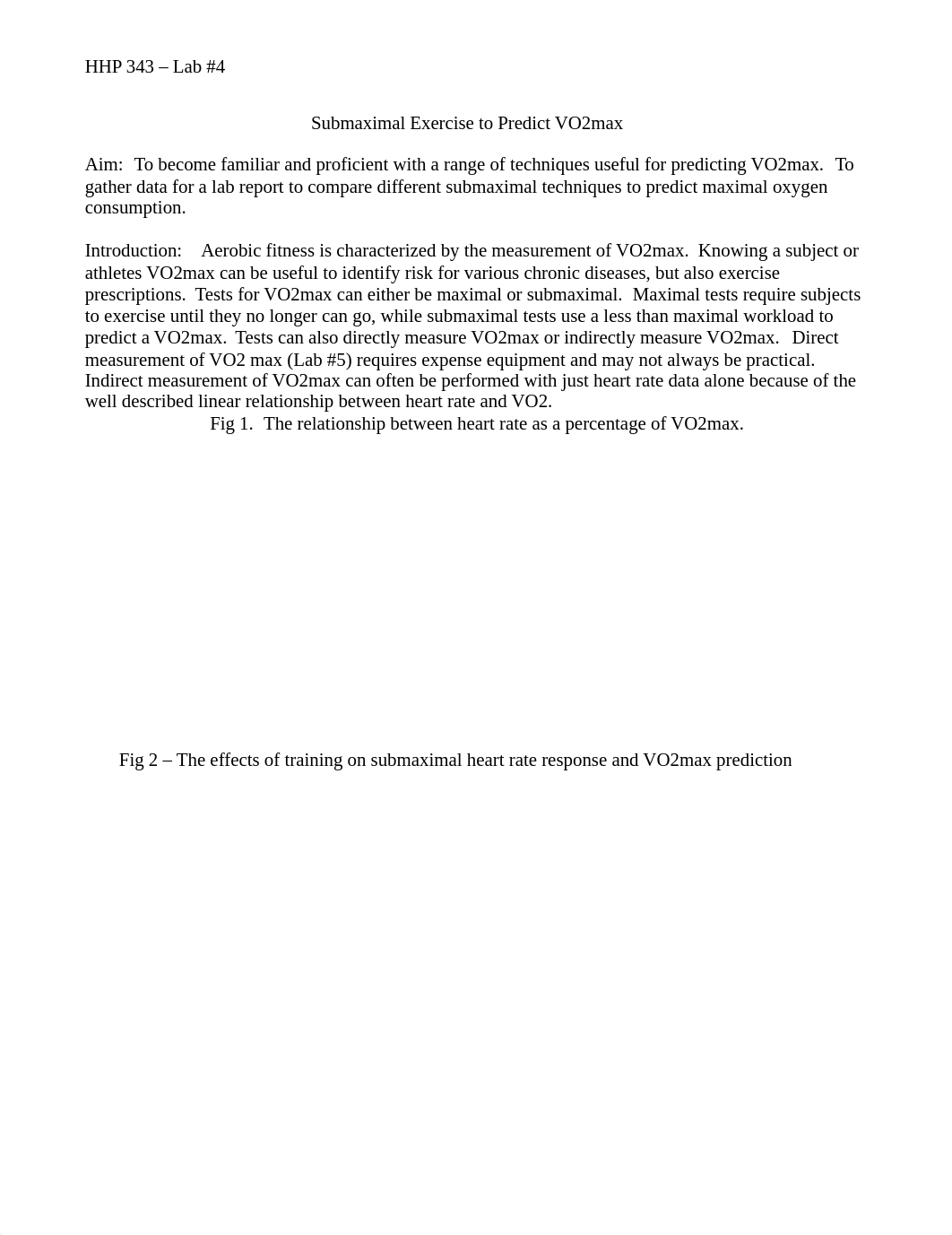 HHP343 - Lab 4 - Submax predictors of VO2max[2590].docx_dq7j5sasdh7_page1