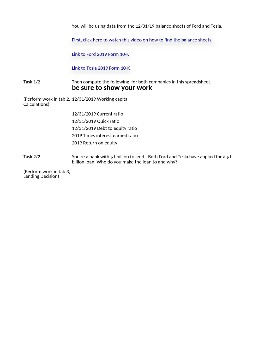 Ford vs. Tesla Ratios ACCT 303.xlsx_dq7jpfbqdoc_page1