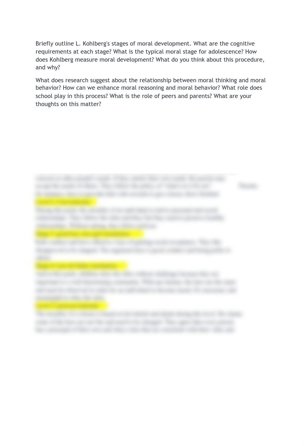 L. Kohlberg's stages of moral development.pdf_dq7yv8o7sps_page1