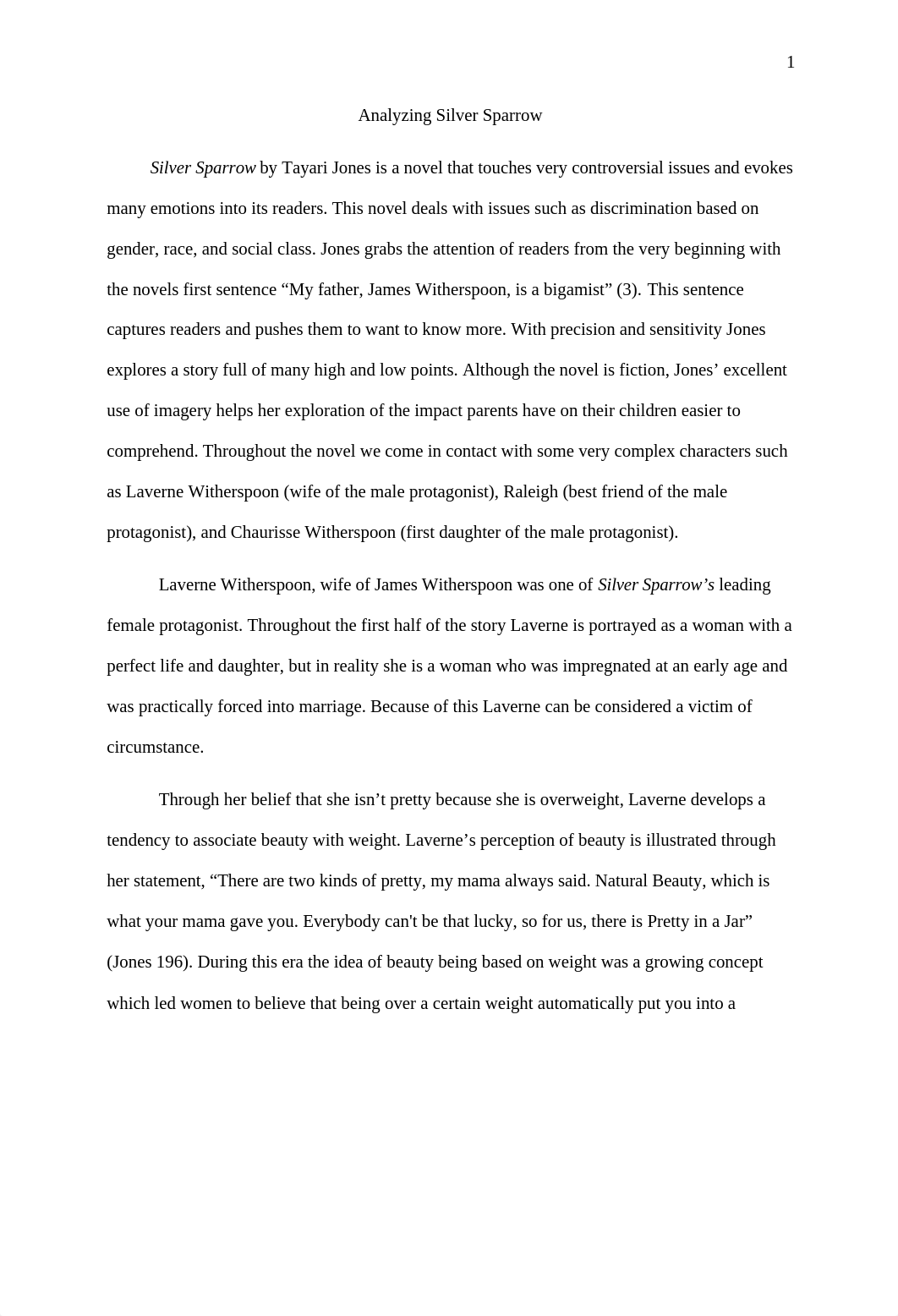 Wise Essay 3- Analyzing SIlver Sparrow.docx_dq8riznq7q2_page1