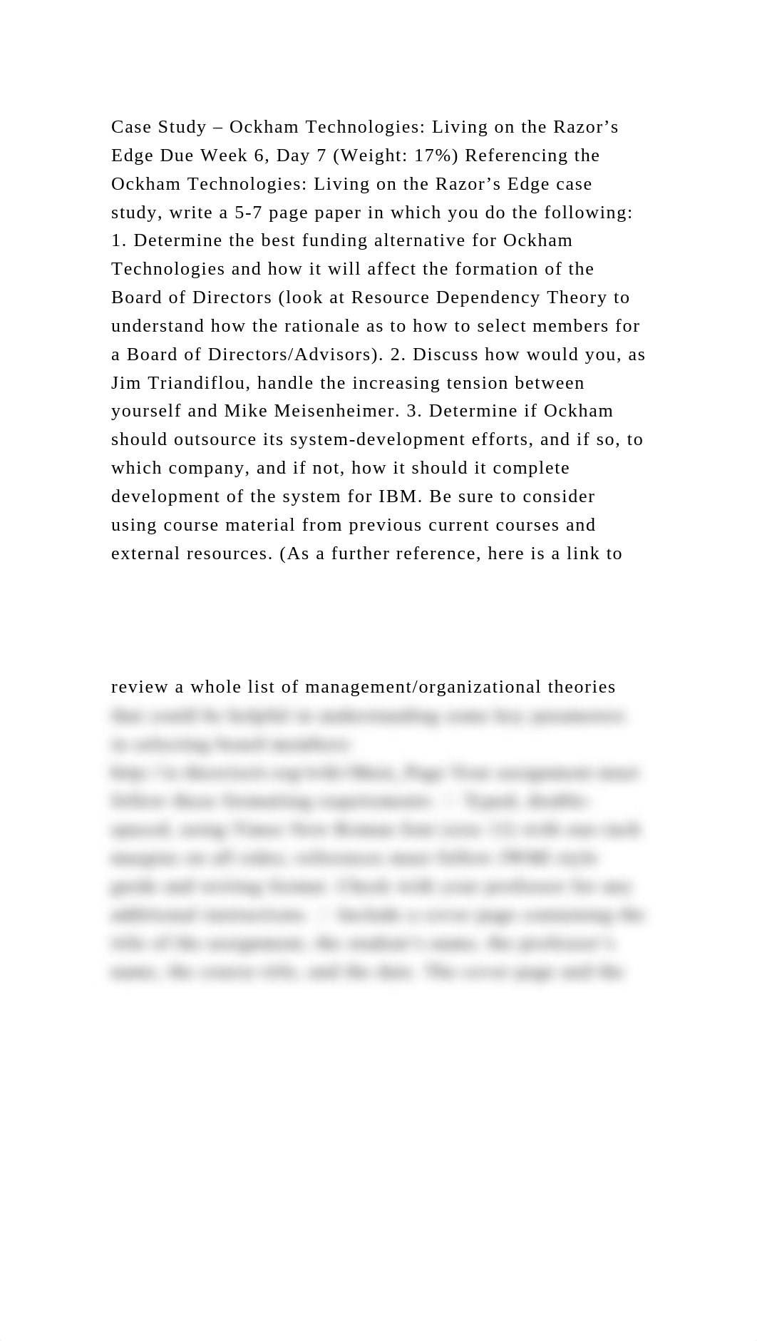 Case Study - Ockham Technologies Living on the Razor's Edge Due Wee.docx_dq9b9b9uyem_page2