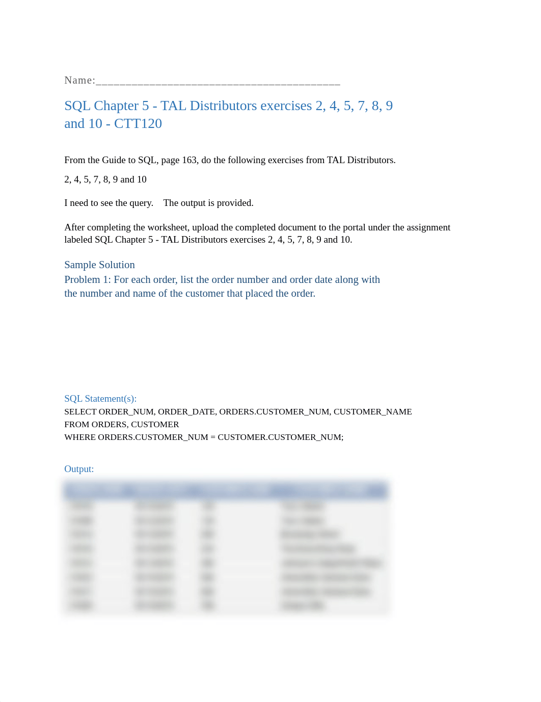 SQL Chapter 5 - TAL Distributors exercises 2_4_5_7_8_9_10 - Page 163.docx_dq9cwlba34w_page1