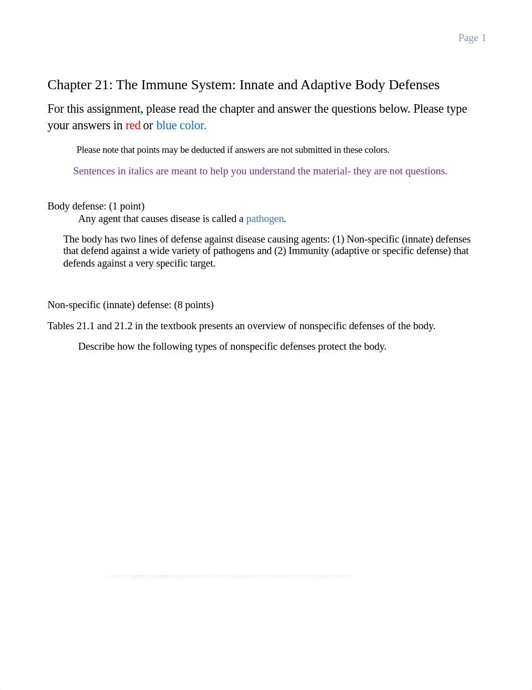 Chapter 21- The Immune System-Innate and Adaptive Body Defenses Assignment20202021.pdf_dq9qtdig57u_page1
