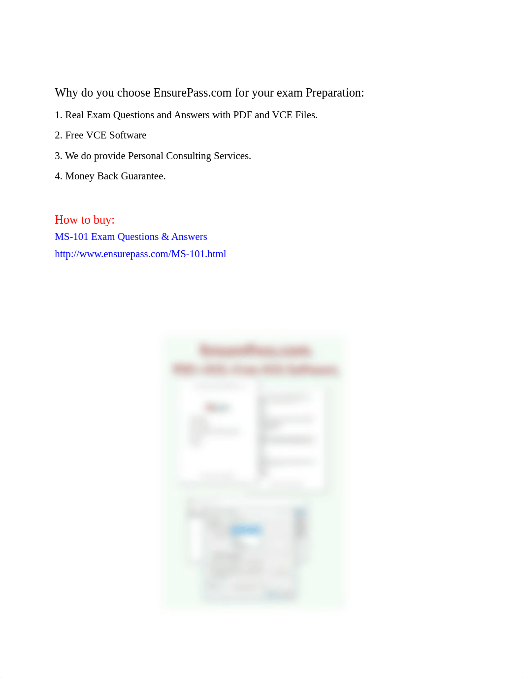 EnsurePass MS-101 Exam Real Dumps Microsoft 365 Mobility and Security.pdf_dq9s4cb8h3w_page2