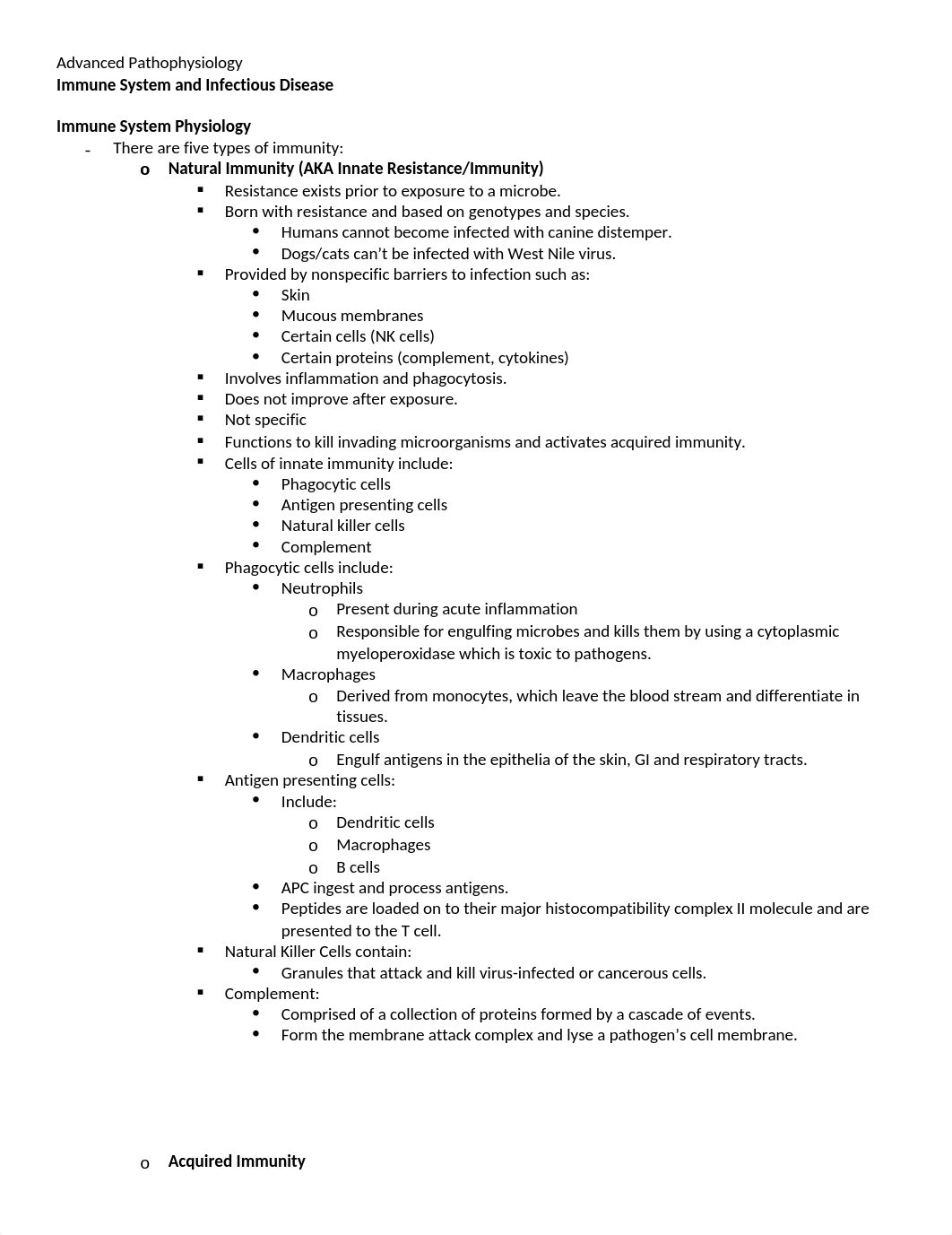 N5315 M3 Advanced Pathophysiology - Immune System and Infectious Disease.docx_dq9wr7kzetr_page1