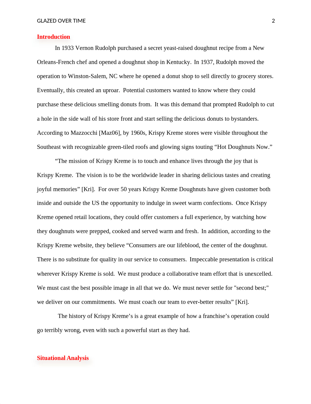 Krystal Grimes Krispy Kreme Case Study Glazed Over.docx_dqafi4ld7dr_page2