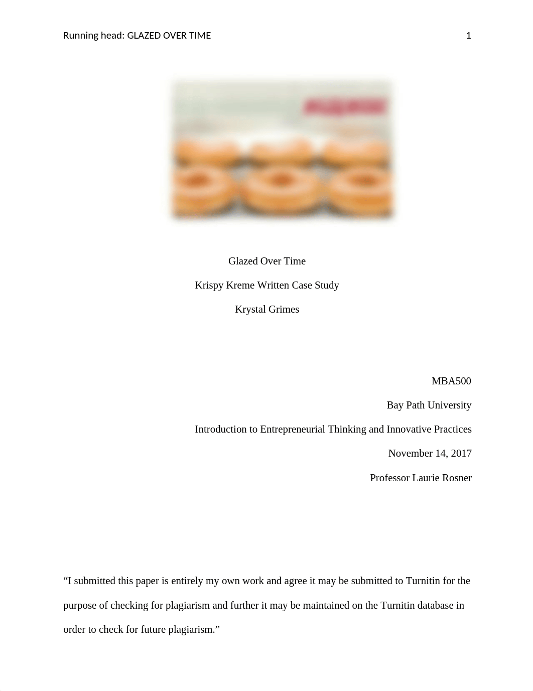 Krystal Grimes Krispy Kreme Case Study Glazed Over.docx_dqafi4ld7dr_page1