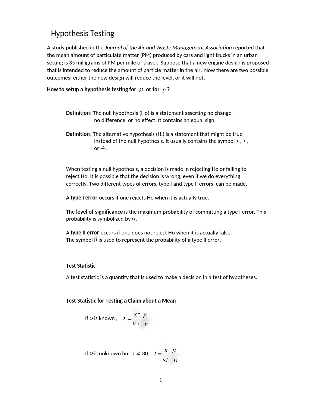 Lecture Notes Intro to Hypothesis Testing.doc_dqaia3vh4sj_page1