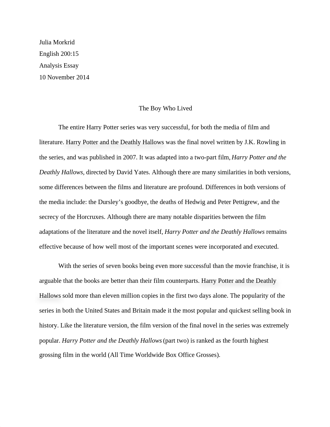 Film Adaptation of Literature Analysis Essay Assignment Rough Draft_dqamkt7uq0j_page1