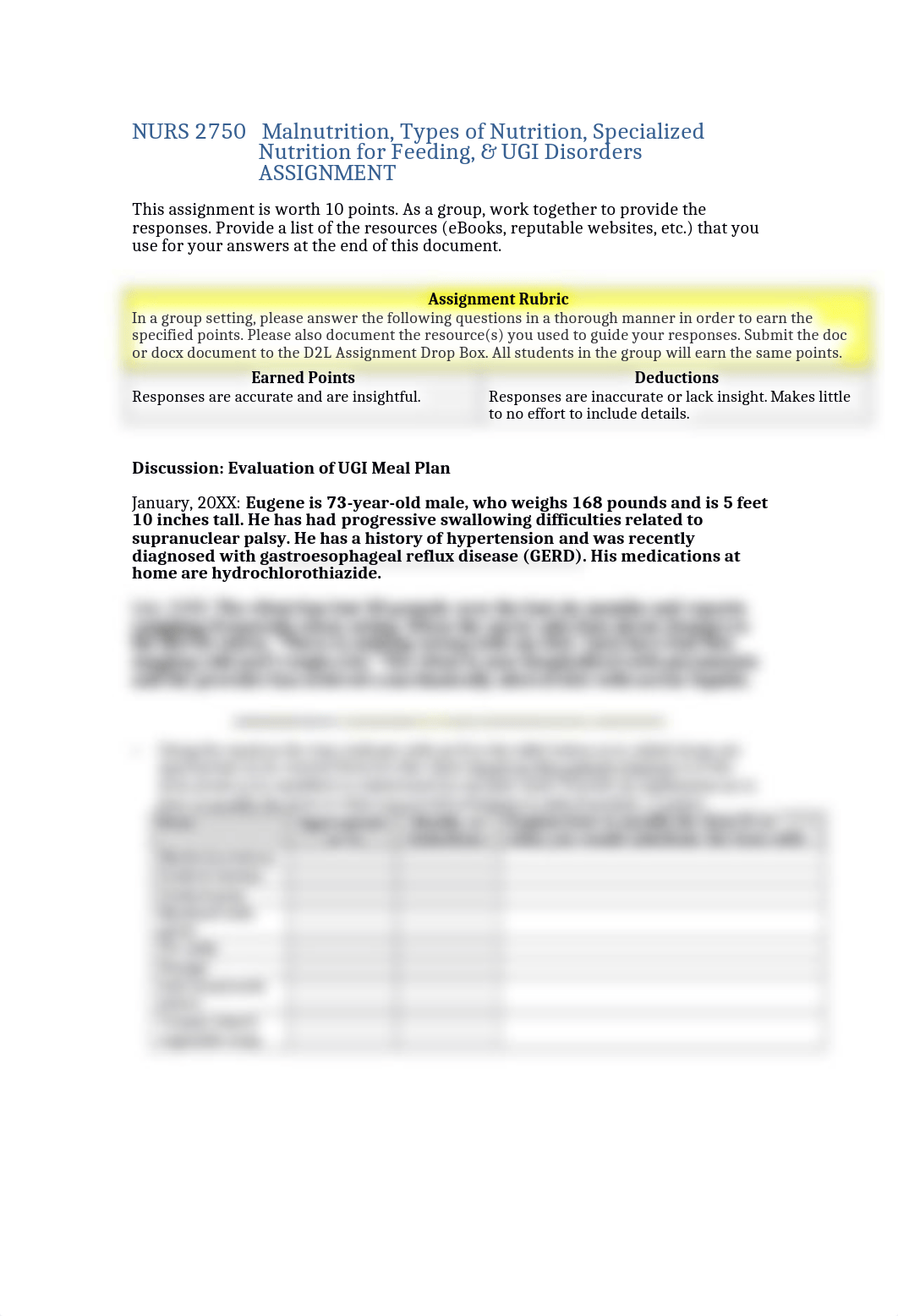 1 Malnutrition, Types of Nutrit, Special ASSIGNMENT S22 (Post on D2L but hide) (2).docx_dqawg2s1a04_page1