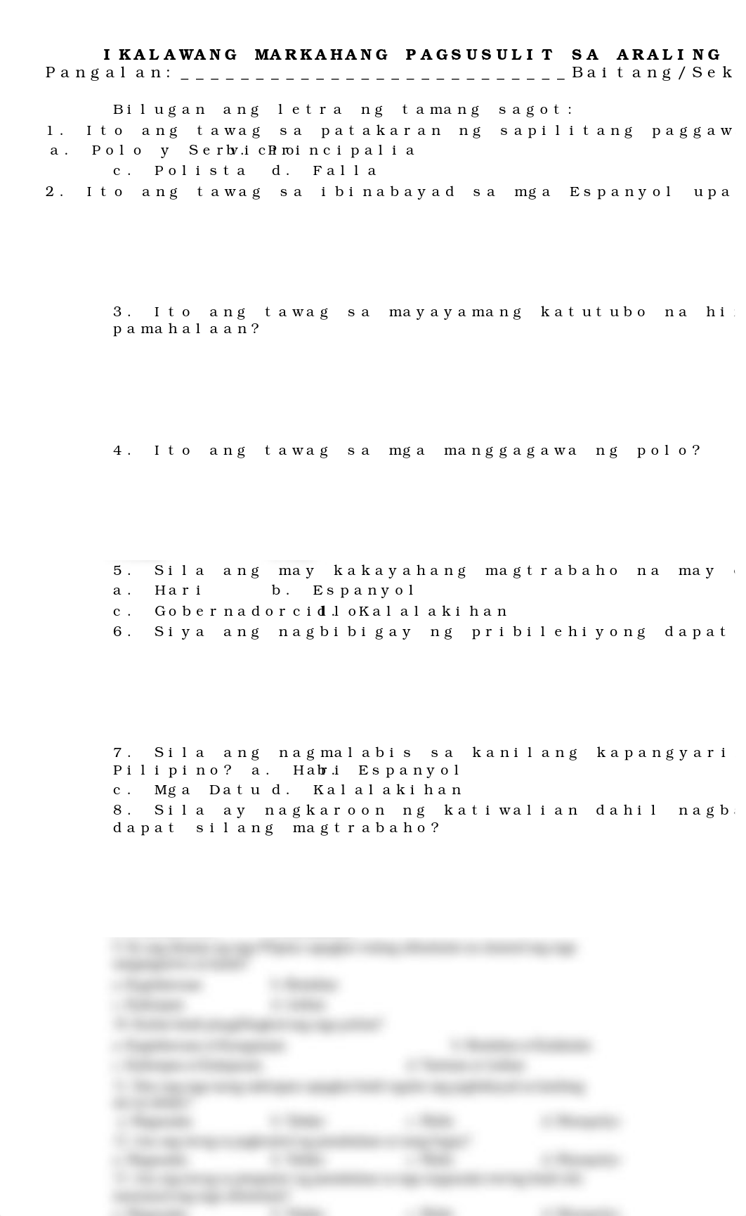 IKALAWANG MARKAHANG PAGSUSULIT SA ARALING PANLIPUNAN 5.docx_dqbgj54da4c_page1