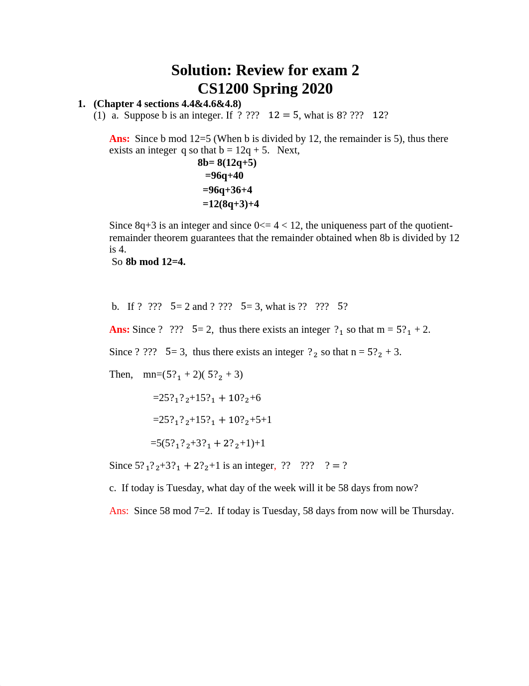 review exam 2 Solution_2.pdf_dqblh7x0cmk_page1