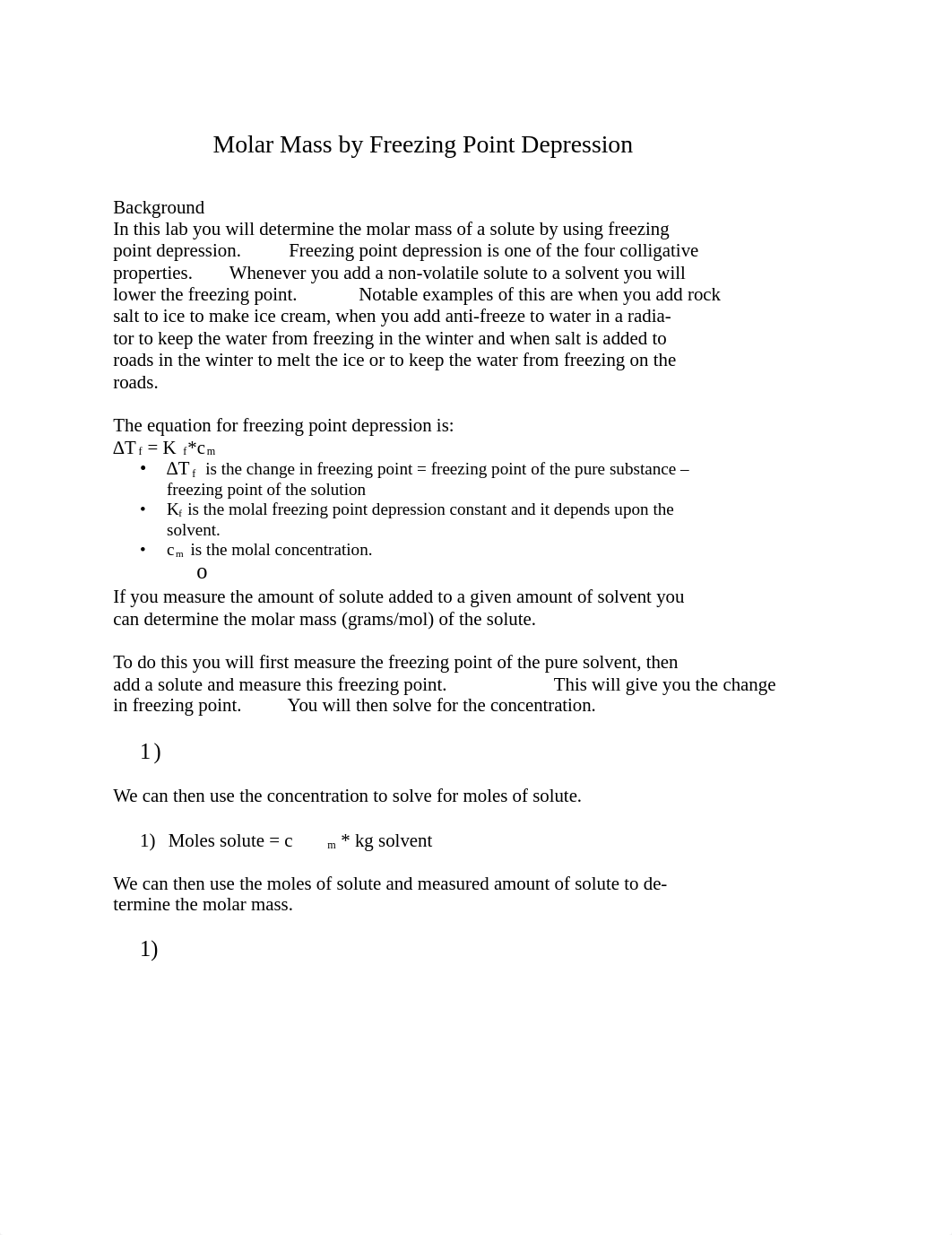 Molar Mass by Freezing Point Depression.docx_dqbp6ng30gr_page1