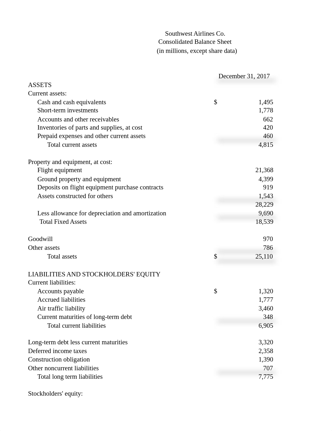 Southwest Airlines Case Study Template.xlsx_dqbq1kr7rmy_page1